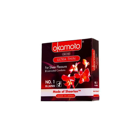 Okamoto - Orchid Ultra Thin Condoms - CherryAffairs.sg