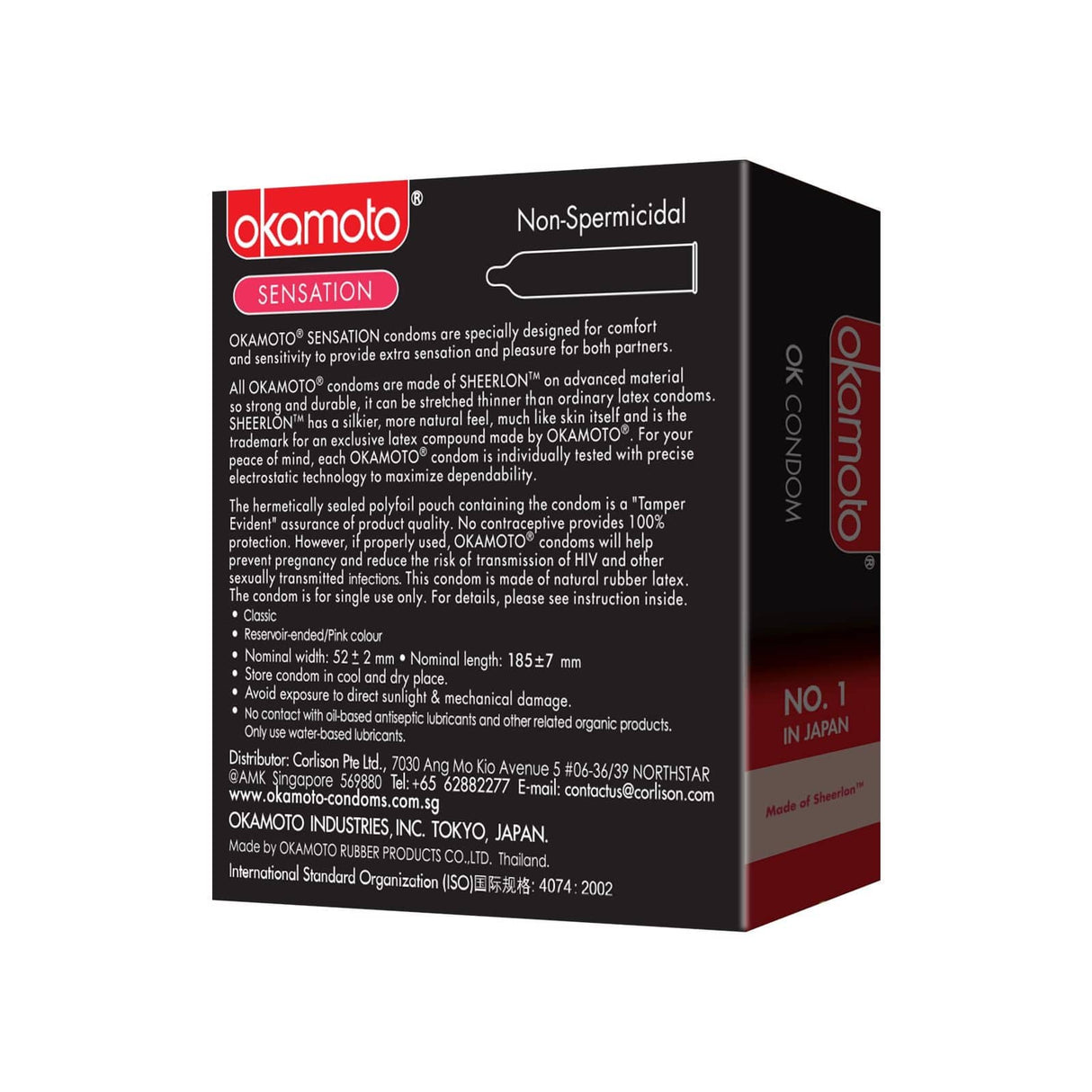 Okamoto - Sensation Condoms - CherryAffairs.sg