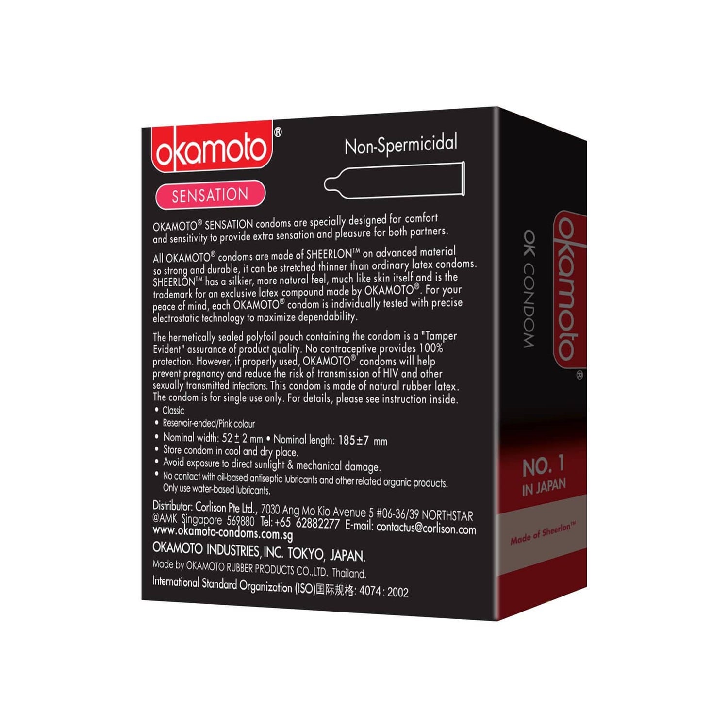 Okamoto - Sensation Condoms - CherryAffairs.sg
