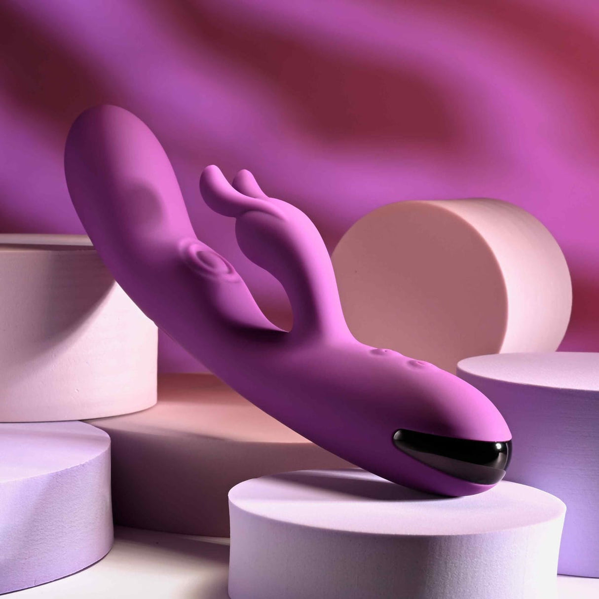 Playboy - Busy Bunny Rechargeable Rabbit Vibrator (Purple) PLB1029 CherryAffairs