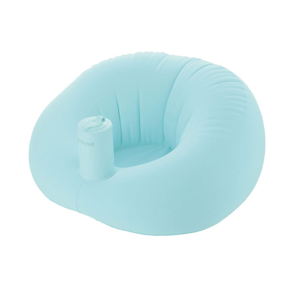 Richell - Inflatable Soft Baby Sofa Seat Mint Green 4973655216026 Baby Inflatable Seat