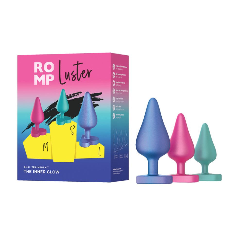 Romp - Luster Set of 3 Butt Silicone Anal Plug Set RM1030 CherryAffairs
