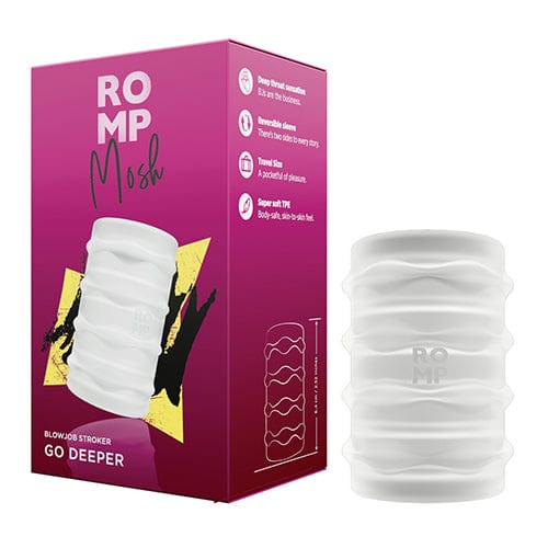 Romp - Mosh Stroker Masturbator (White) RM1010 CherryAffairs