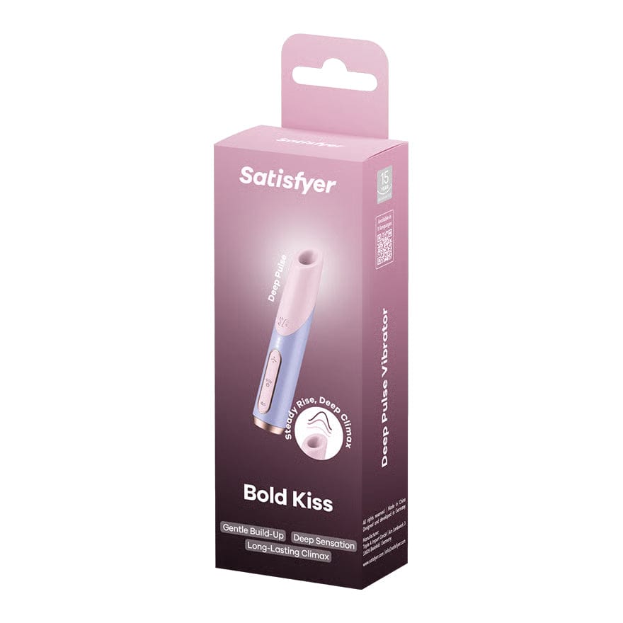Satisfyer - Bold Kiss Clitoral Air Stimulator Vibrator (Multi Colour) STF1309 CherryAffairs