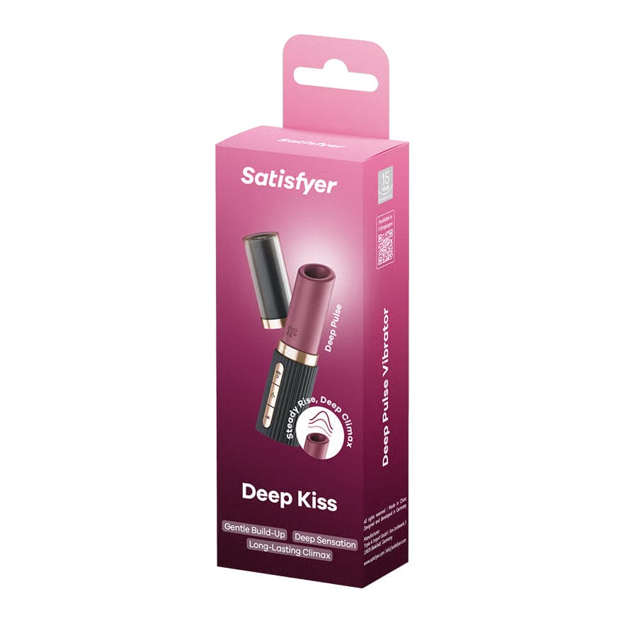 Satisfyer - Deep Kiss Clitoral Air Stimulator Vibrator (Berry) STF1307 CherryAffairs