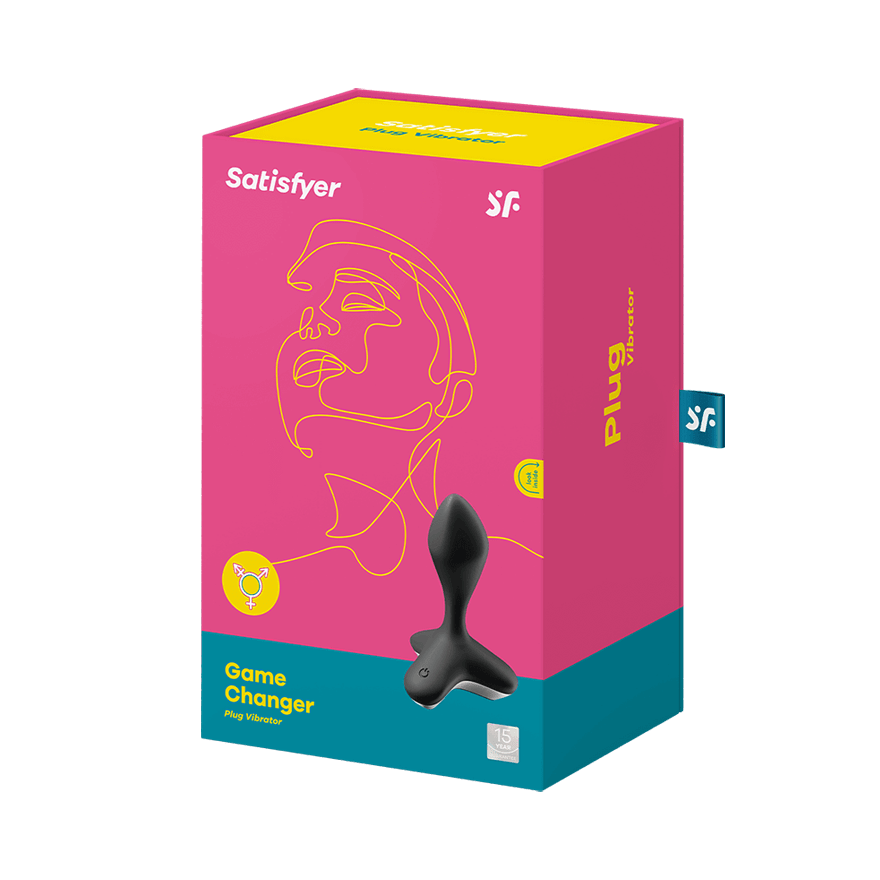 Satisfyer - Game Changer Genderless Vibrating Anal Plug CherryAffairs