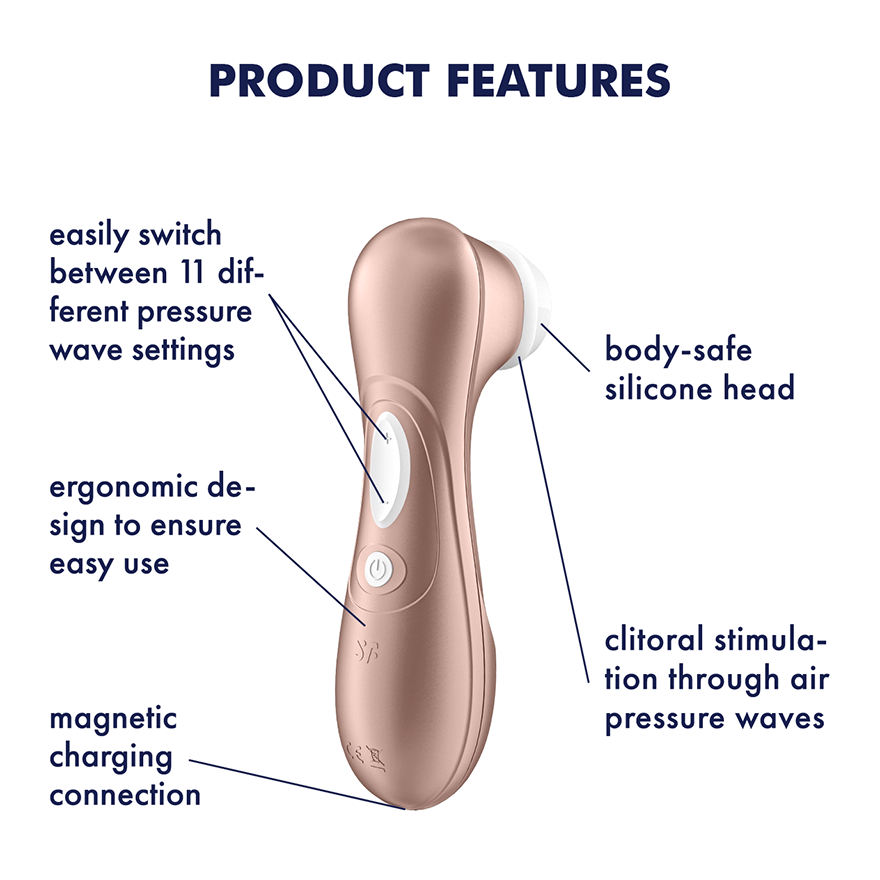Satisfyer - Pro 2 Air Pulse Rechargeable Clitoral Air Stimulator - CherryAffairs.sg
