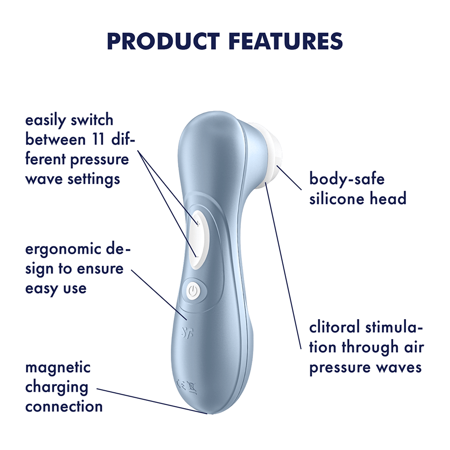 Satisfyer - Pro 2 Air Pulse Rechargeable Clitoral Air Stimulator - CherryAffairs.sg