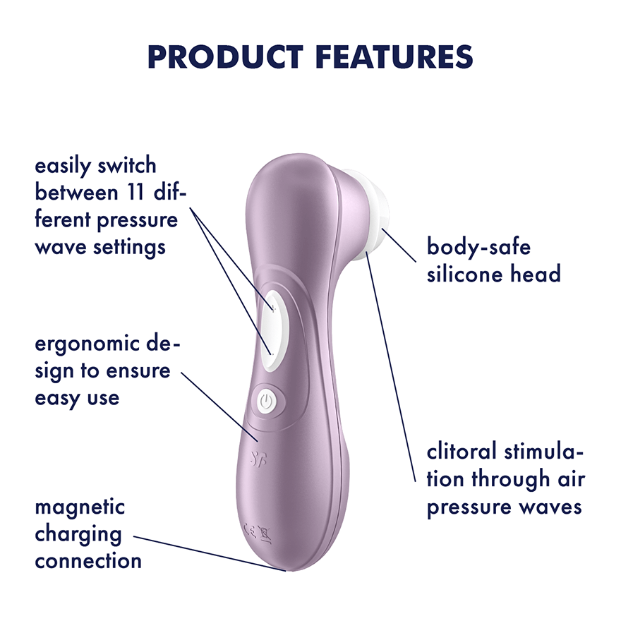 Satisfyer - Pro 2 Air Pulse Rechargeable Clitoral Air Stimulator - CherryAffairs.sg