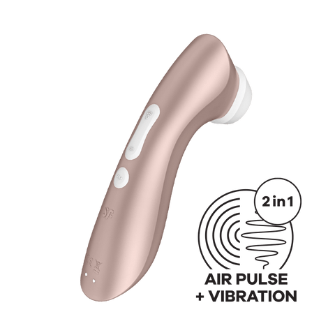 Satisfyer - Pro 2+ 空氣脈衝震動可充電陰蒂空氣刺激器(玫瑰金)