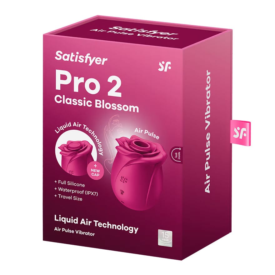 Satisfyer - Pro 2 Classic Blossom Clitoral Air Stimulator (Pink) STF1312 CherryAffairs