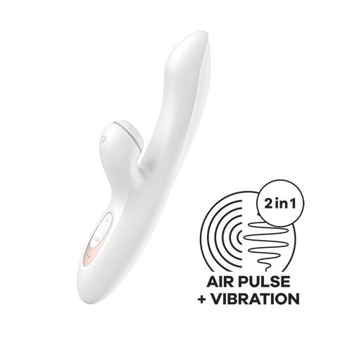 Satisfyer - Getar Arnab Titik G Pro+ (Putih)