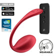 Satisfyer - Shiny Petal App-Controlled Wearable Egg Vibrator (Red) STF1302 CherryAffairs