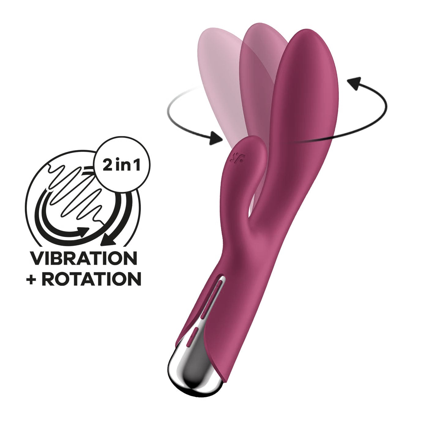 Satisfyer - Spinning Rabbit 1 Rotating Rabbit Vibrator CherryAffairs