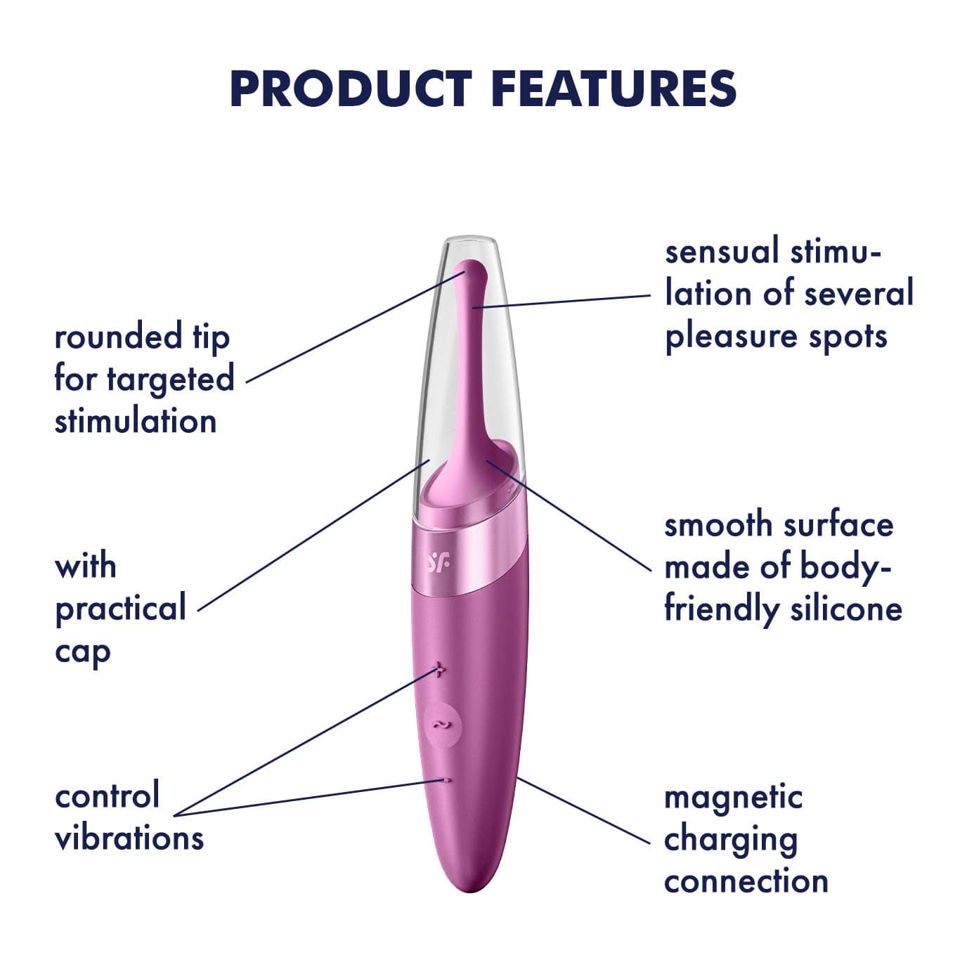 Satisfyer - Twirling Delight Precise Clit Massager CherryAffairs
