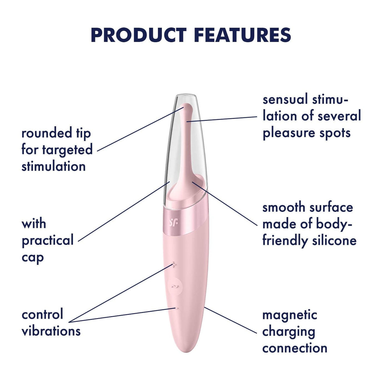 Satisfyer - Twirling Delight Precise Clit Massager CherryAffairs