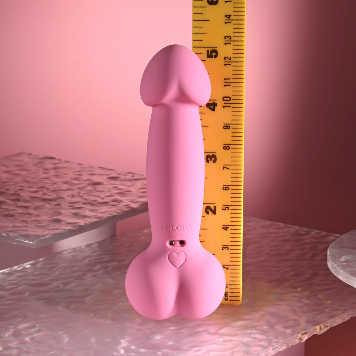 SELOPA - A Bit Nutty Rechargeable Realistic Dildo Vibrator (Pink) EV1223 CherryAffairs
