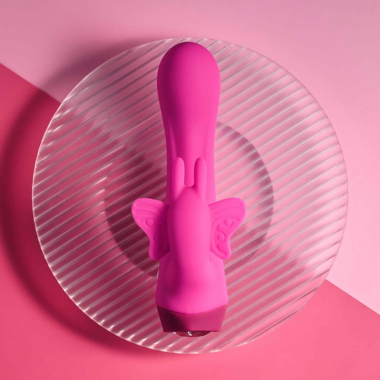 SELOPA - Butterfly Love Rechargeable Rabbit Vibrator (Pink) EV1207 CherryAffairs