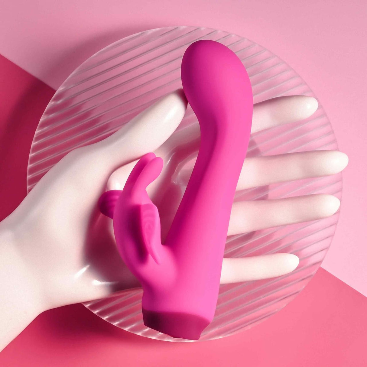 SELOPA - Butterfly Love Rechargeable Rabbit Vibrator (Pink) EV1207 CherryAffairs
