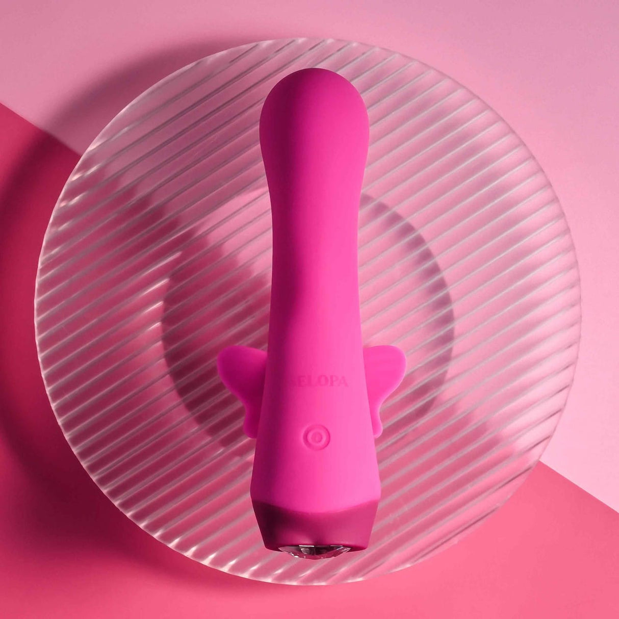 SELOPA - Butterfly Love Rechargeable Rabbit Vibrator (Pink) EV1207 CherryAffairs