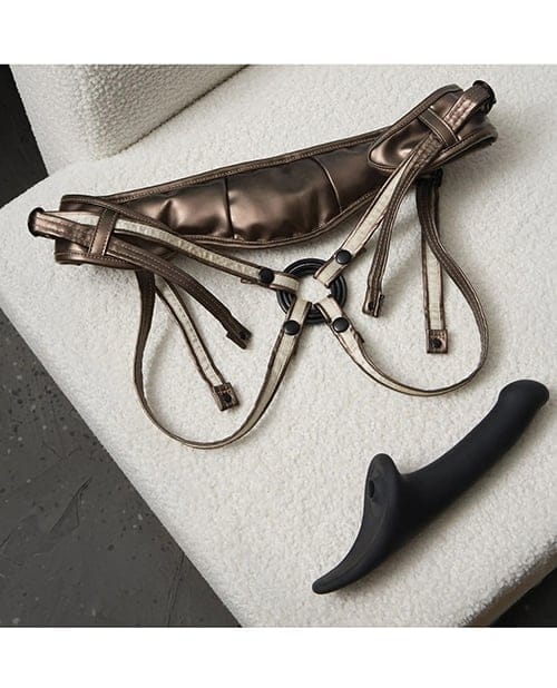 Strap On Me - Desirous Adjustable Strap-On Harness (Metallic Bronze) SOM1002 CherryAffairs