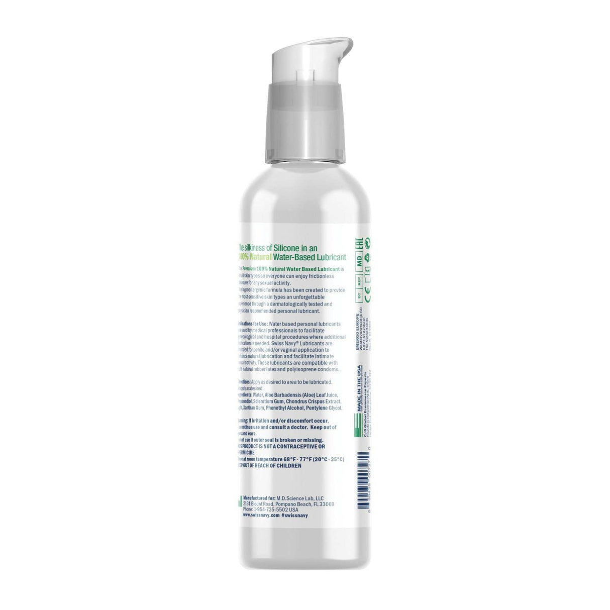 Swiss Navy - Naked All Natural Water Based Personal Lubricant CherryAffairs