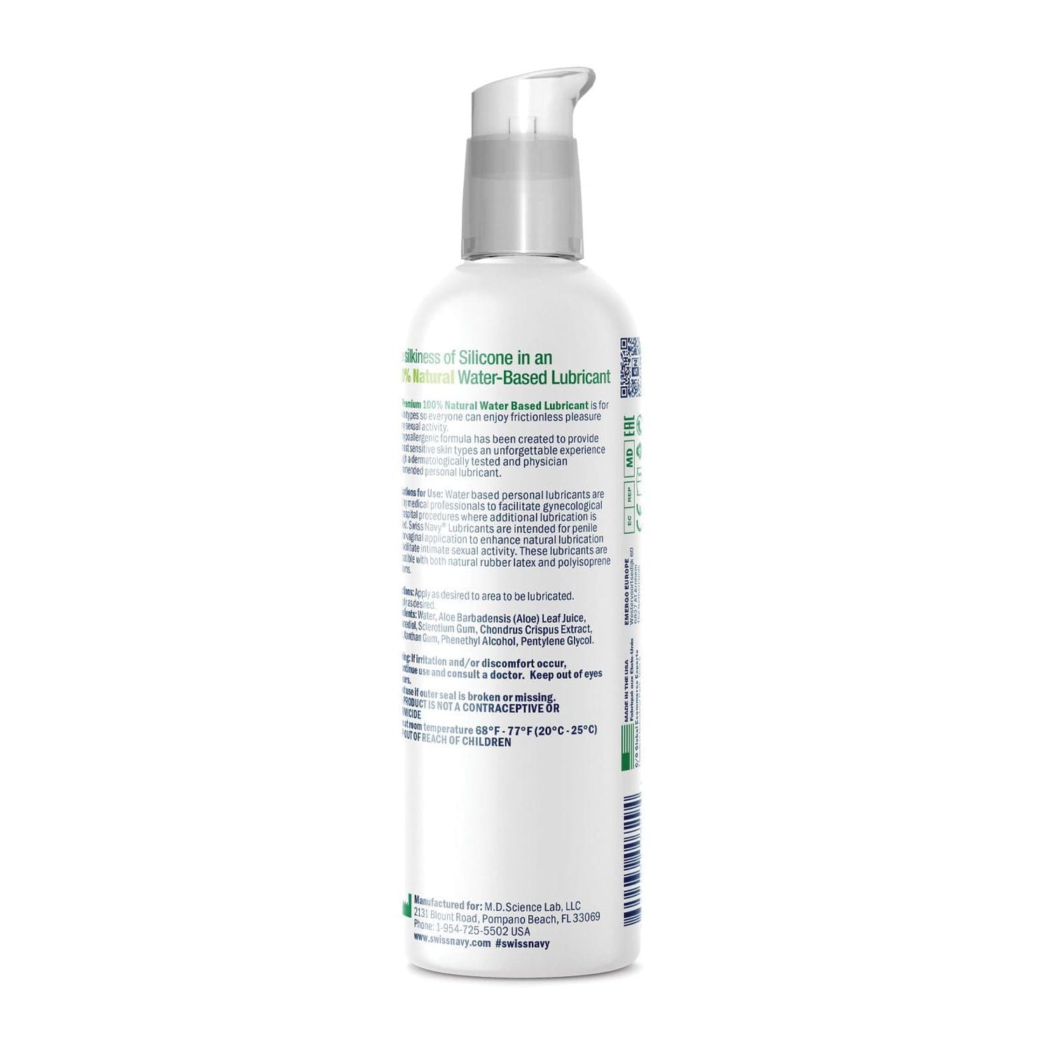 Swiss Navy - Naked All Natural Water Based Personal Lubricant CherryAffairs