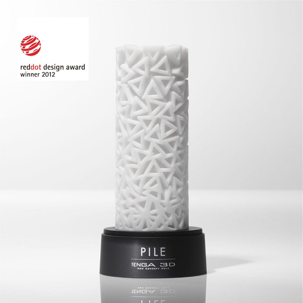 Tenga - 3D Series Stroker Masturbator (White) - CherryAffairs.sg