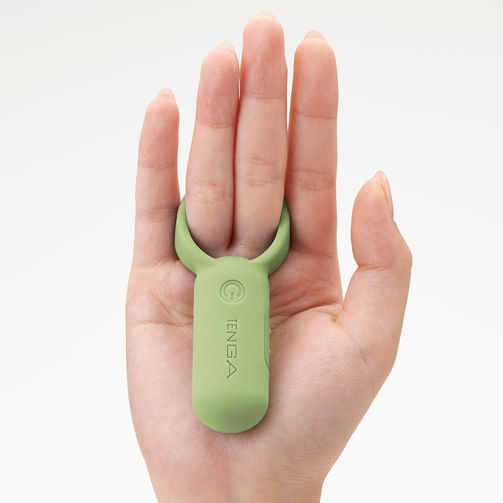 Tenga - Pairing Vibrating Silicone Cock Ring CherryAffairs