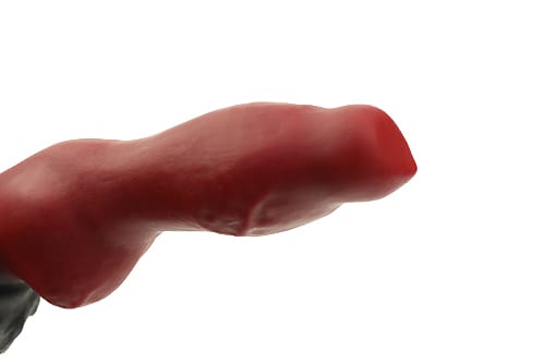 Tomax - Garm Fantasy Silicone Suction Cup Dildo (Wine Red/Black) CherryAffairs