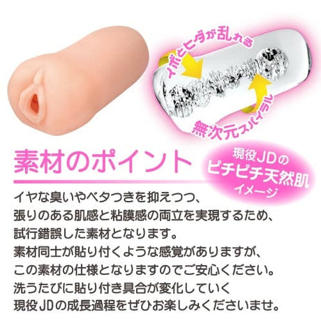 Toysheart - Active JD Neat Beauty Spiral Onahole (Beige) TH1227 CherryAffairs