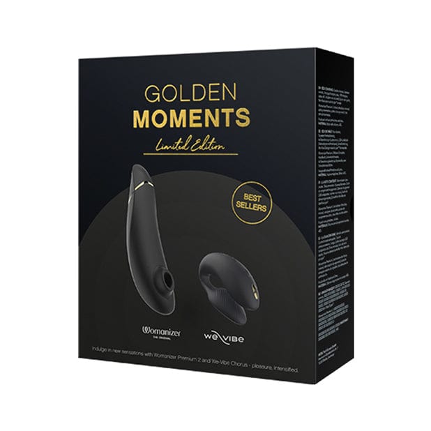 Womanizer - Golden Moments Limited Edition Collection Premium 2+ We Vibe Chorus Couples Set (Black) WM1079 CherryAffairs
