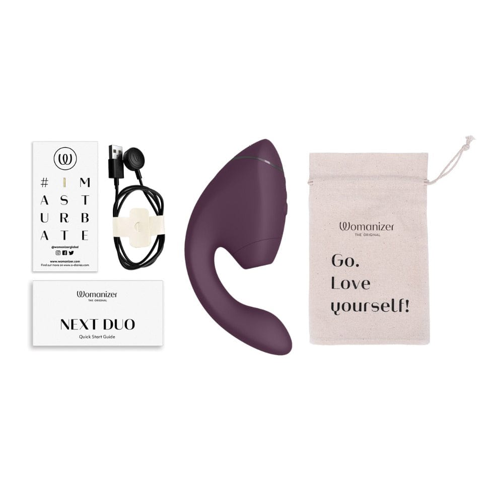 Womanizer - Next Duo Pleasure Air Dual Stimulator CherryAffairs