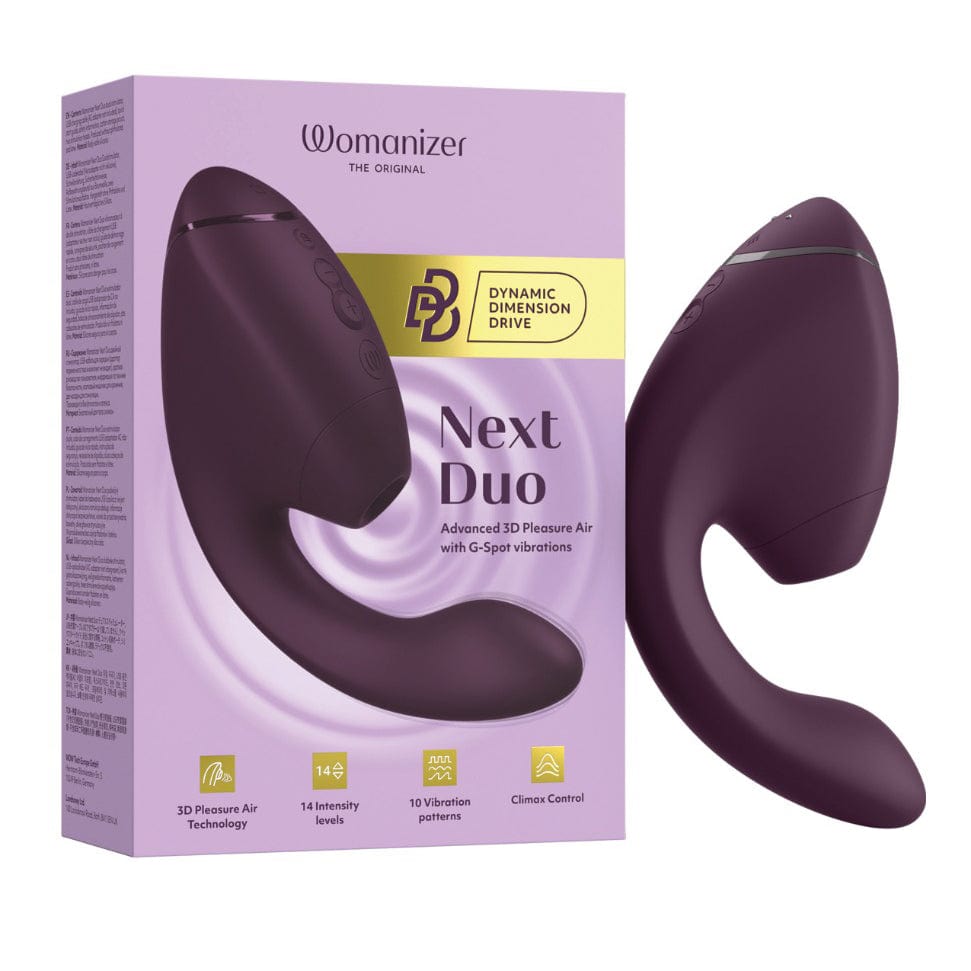 Womanizer - Next Duo Pleasure Air Dual Stimulator CherryAffairs