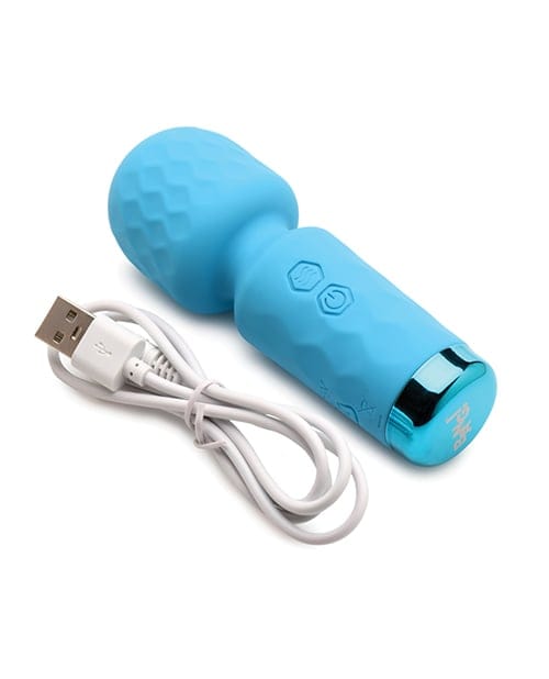 XR Brands - Bang! Mini Rechargeable Wand Massager (Blue) XR1103 CherryAffairs