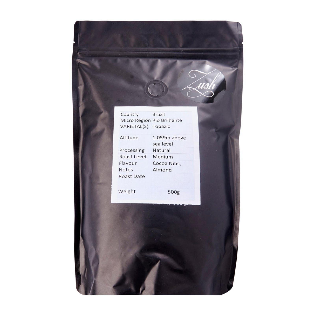 ZUSH Coffee - Specialty Coffee Beans , 100% Arabica, Batch Roasted. BRAZIL RIO BRILHANTE ZUSH1696 CherryAffairs