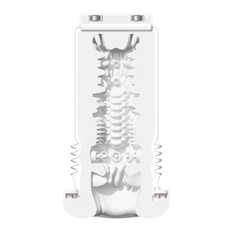 AK - Super S1 Heat Thrusting Masturbator (White)    Masturbator Soft Stroker (Vibration) Rechargeable