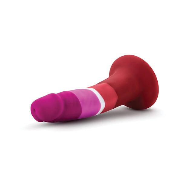 Blush Novelties - Avant P3 Lesbian Pride Beauty Silicone Dong Realistic Dildo 5.5" (Multi Colour) BN1134 CherryAffairs