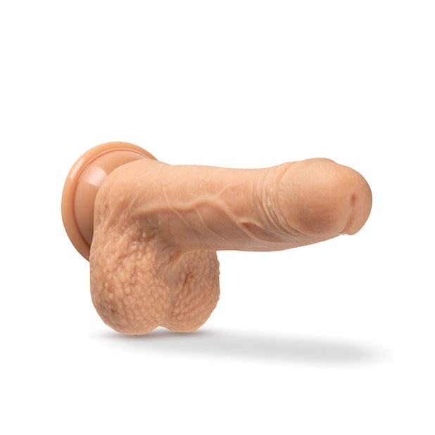 Blush Novelties - Dr Skin Silicone Dr Grey Thrusting Realistic Dildo with Balls 7" (Beige) BN1149 CherryAffairs