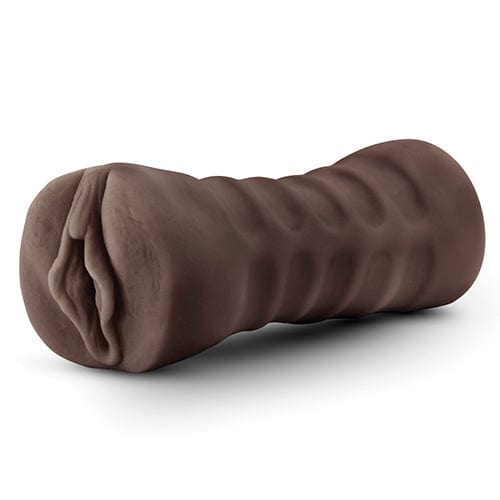 Blush Novelties - Hot Chocolate Alexis Vibrating Stroker Masturbator (Chocolate) BN1139 CherryAffairs