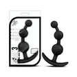 Blush Novelties - Luxe Be Me 3 Silicone Anal Beads (Black)    Anal Beads (Non Vibration)