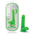Blush Novelties - Neo Dual Density Realistic Cock with Balls 6" (Green)    Realistic Dildo with suction cup (Non Vibration)