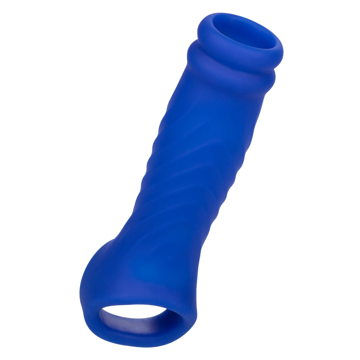 California Exotics - Admiral Liquid Silicone Wave Extension Cock Sleeve (Blue) CE1969 CherryAffairs