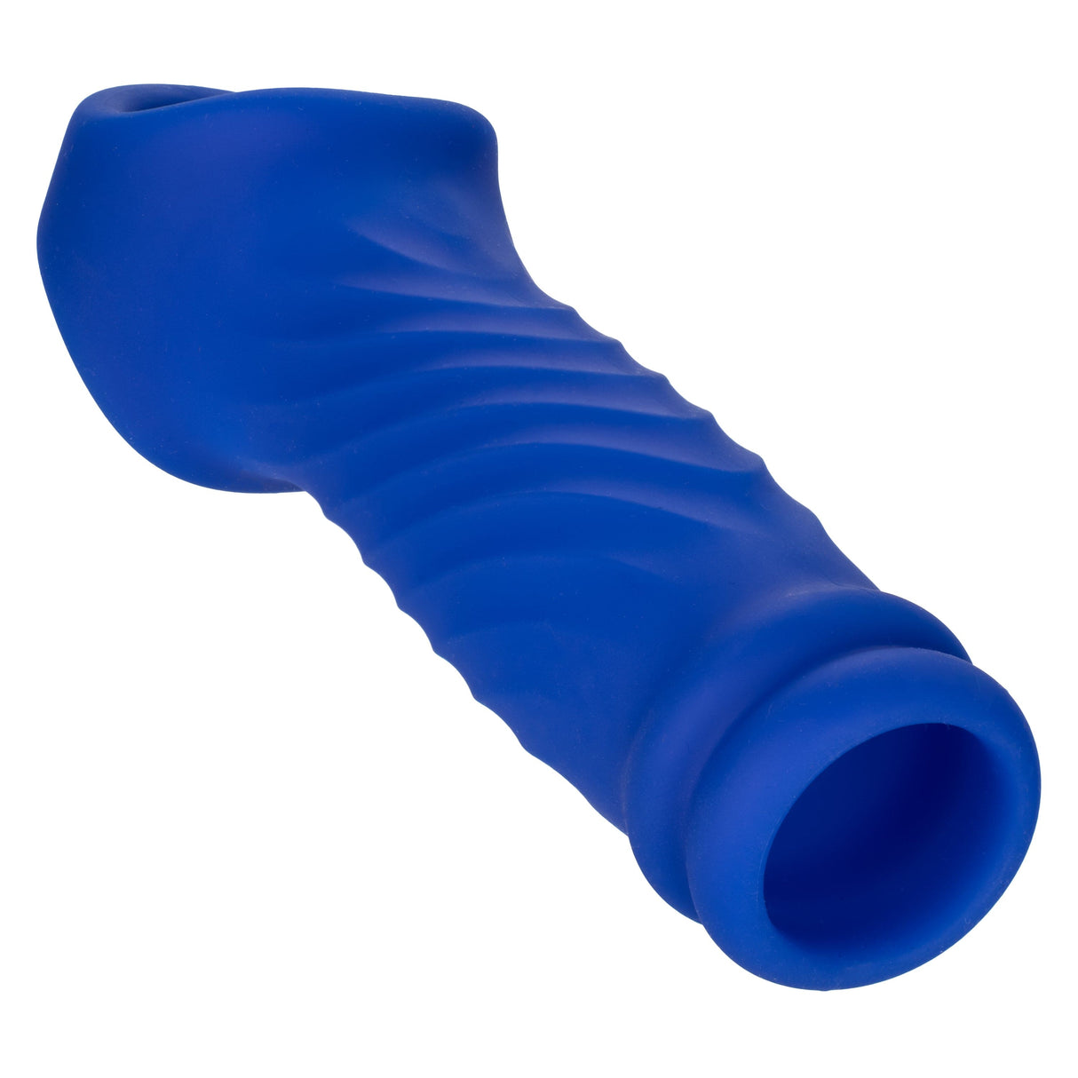 California Exotics - Admiral Liquid Silicone Wave Extension Cock Sleeve (Blue) CE1969 CherryAffairs