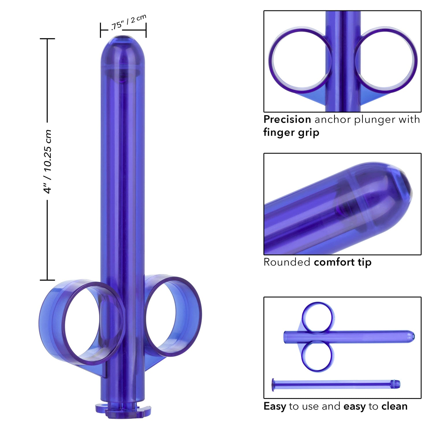 California Exotics - Admiral Lube Tube Accessory (Blue) CE1971 CherryAffairs