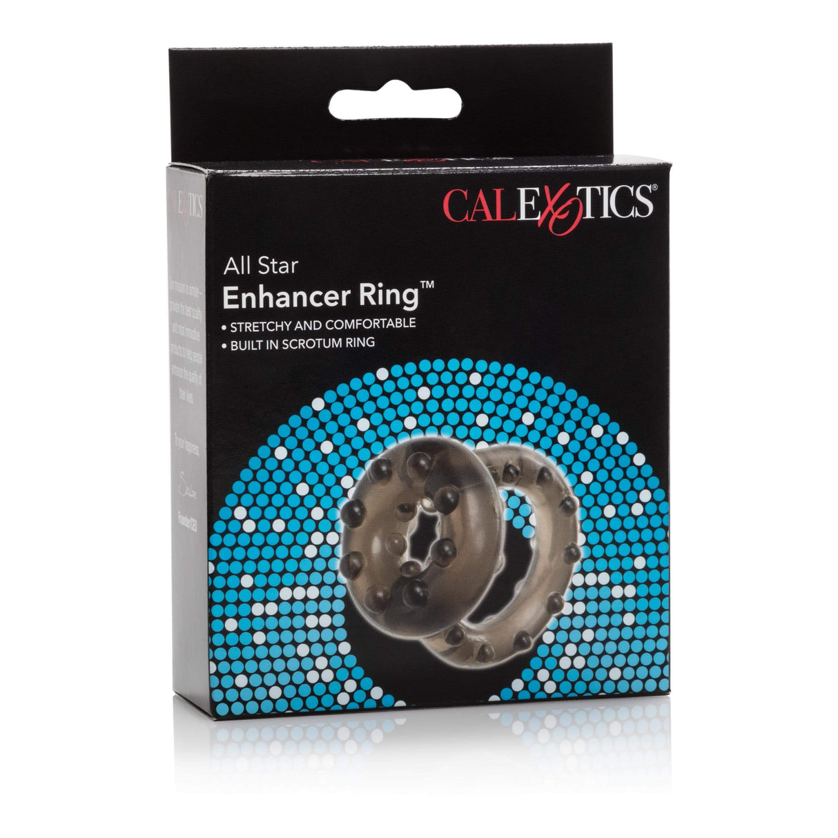 California Exotics - All Star Enhancer Cock Ring (Black) CE1387 CherryAffairs