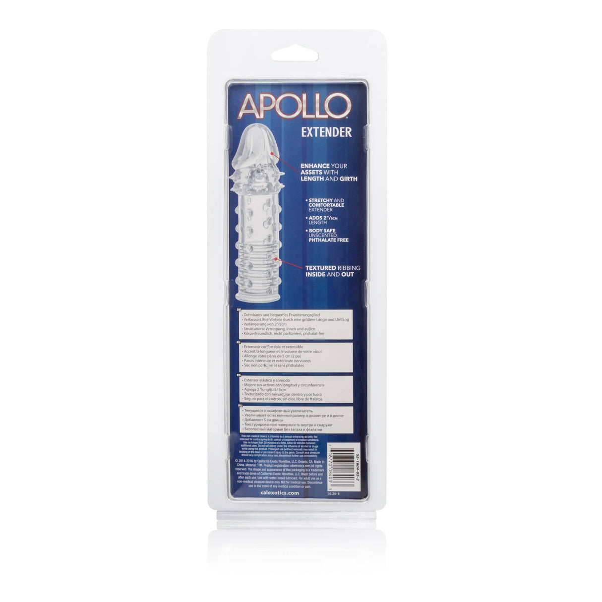 California Exotics - Apollo Penis Extender (Clear) CE1280 CherryAffairs