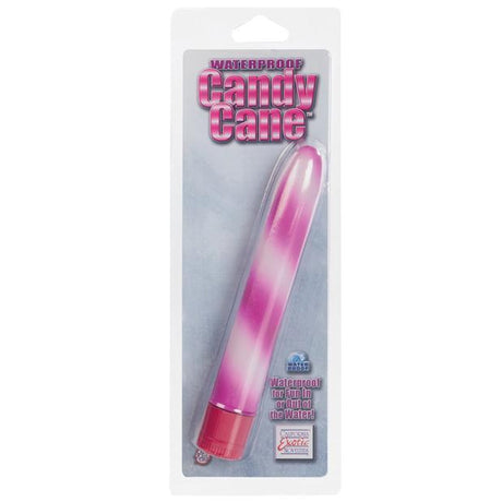 California Exotics - Candy Cane Waterproof Vibrator (Pink) - CherryAffairs.sg