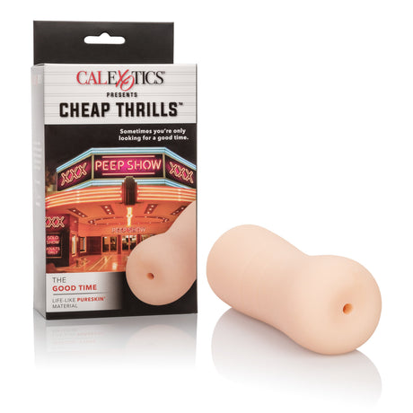 California Exotics - Cheap Thrills The Good Time Soft Stroker (Beige) CE1377 CherryAffairs
