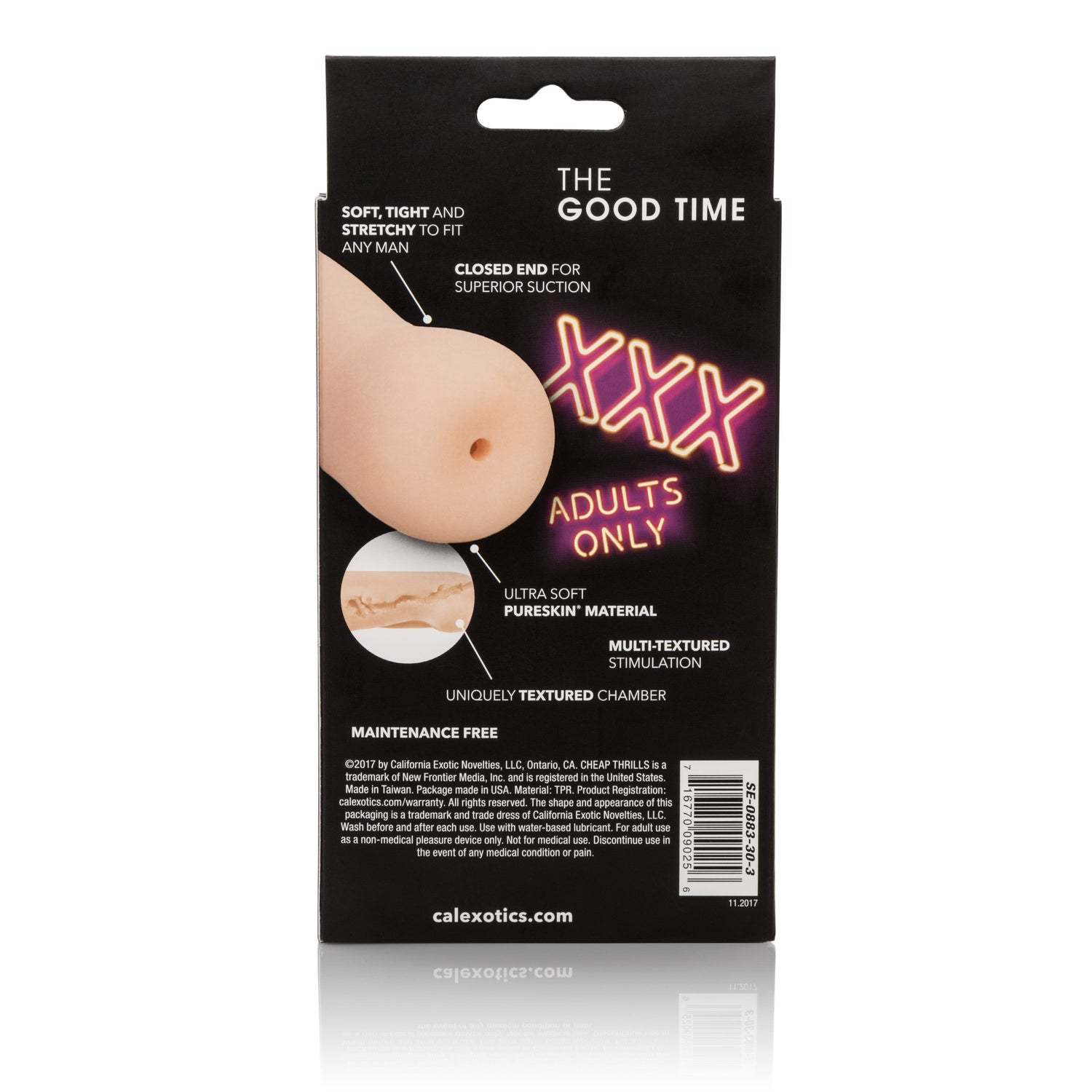 California Exotics - Cheap Thrills The Good Time Soft Stroker (Beige) CE1377 CherryAffairs